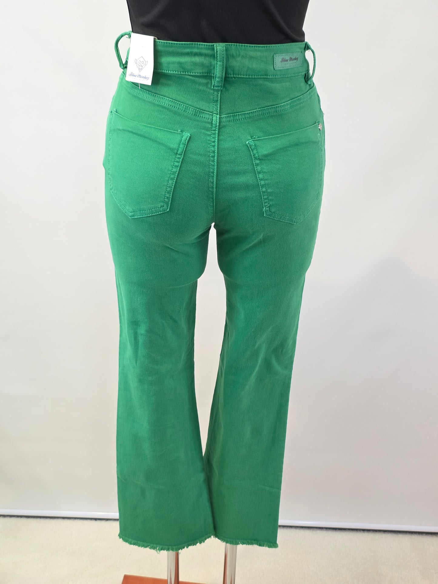 Grüne Jeanshose von Blue Monkey